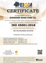                              ISO 45001                         